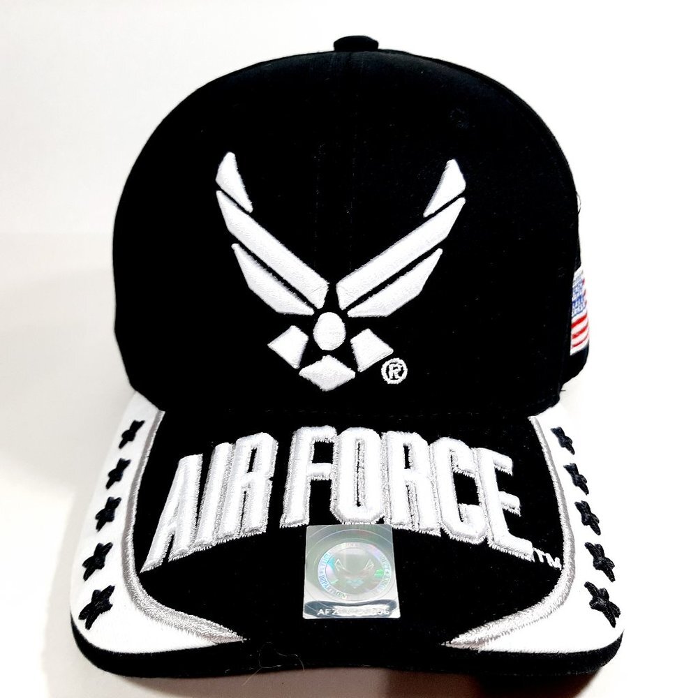 U.S. Air Force Baseball Cap Hat 3-D Puff Embroider
